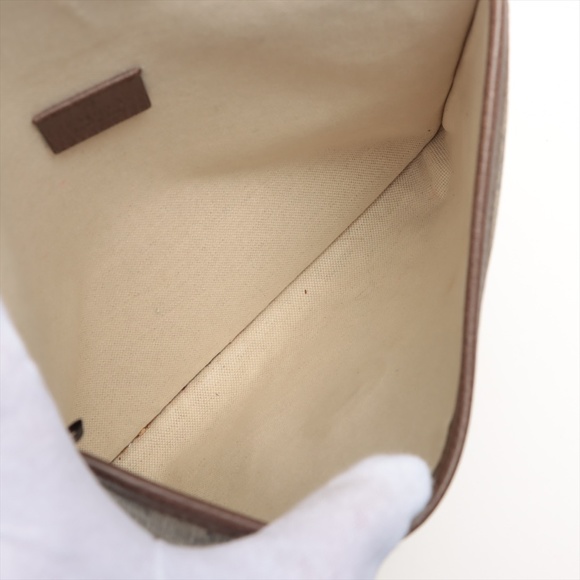 Gucci GG Supreme Neo Vintage Medium messenger Tiger Head PVC and Leather Shoulde - Picture 6 of 11